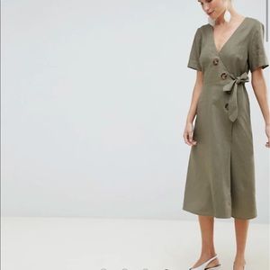 ASOS Wrap Midi Dress